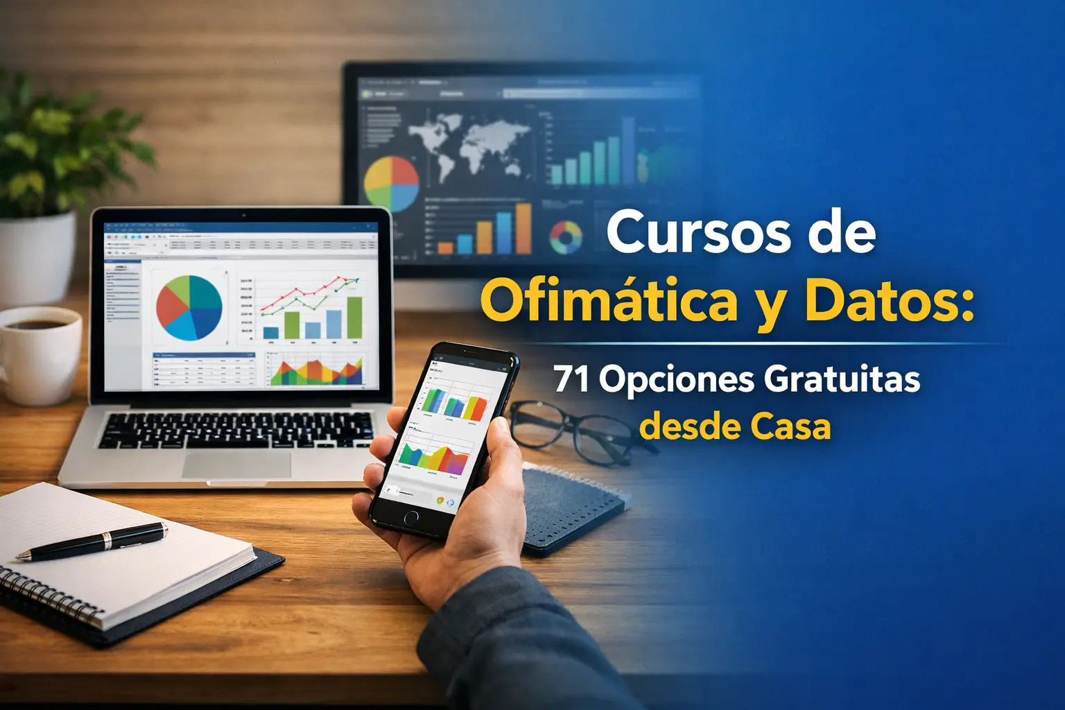 Gráficos financeiros em dispositivos eletrônicos para 2026